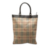 Burberry Haymarket Check Coated Canvas Tote Secondhand