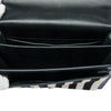 Saint Laurent Medium Striped Ponyhair and Calfskin Monogram Sunset Crossbody Secondhand