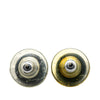 Secondhand Chanel Resin CC Round Push Back Earrings