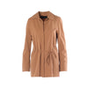 Secondhand Gucci by Tom Ford Camel Two-Piece Pant & Wrap Blouse Ensemble - '90s