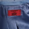 Secondhand Valentino Nigh Light Blue Textured Viscose Skirt Suit