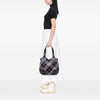 Burberry Supernova Check Nylon Hobo Secondhand