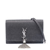 Saint Laurent Metallic Mesh Monogram Tassel Kate Wallet on Chain Secondhand
