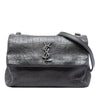 Secondhand Saint Laurent Medium Croc Embossed Calfskin Monogram West Hollywood Crossbody