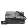 Secondhand Saint Laurent Medium Croc Embossed Calfskin Monogram West Hollywood Crossbody