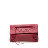 Balenciaga Lambskin Motocross Classic Envelope Clutch Secondhand