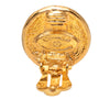 Secondhand Chanel Gold Plated 31 Rue Cambon Round Clip on Earrings