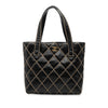 Chanel Small CC Quilted Calfskin Wild Stitch Tote Secondhand