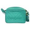 Secondhand Chanel Camera Green Canvas Bag
