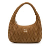 Secondhand Miu Miu Large Matelasse Suede Wander Bag