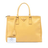 Prada Medium Saffiano Lux Galleria Double Zip Satchel Secondhand