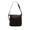 Fendi Zucchino Canvas Shoulder Bag Secondhand