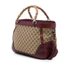 Gucci Medium GG Canvas New Bamboo Tassel Tote Secondhand