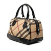 Burberry Supernova Check Coated Canvas Boston Bag Secondhand