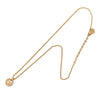 Dior Gold Plated CD Logo Pendant Necklace Secondhand