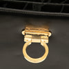 Ferragamo Smooth Calfskin Gancini Iconic Top Handle Bag Secondhand
