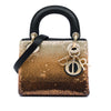 Secondhand Dior Mini Satin Sequin Gradient Lady Dior