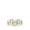 Hermès Sterling Silver Chaine d'Ancre Enchainee Ring Secondhand