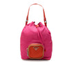 Prada Mini Bicolor Tessuto Drawstring Bucket Bag Secondhand