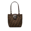 Secondhand Fendi Zucca Canvas Shoulder Bag