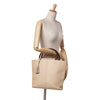 Secondhand Chanel Grained Calfskin Tortoise Top Handle Tote