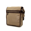 Prada Leather Trimmed Canvas Canapa Logo Buckle Messenger Bag Secondhand