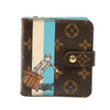 Secondhand Louis Vuitton Monogram Groom Compact Zippy Wallet
