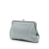 Chanel Metallic Calfskin Kiss Lock Clutch Secondhand