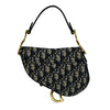 Dior Mini Oblique Canvas Saddle Bag Secondhand