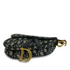 Dior Mini Oblique Canvas Saddle Bag Secondhand