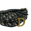 Dior Mini Oblique Canvas Saddle Bag Secondhand