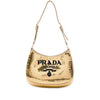 Prada Sequin Embellished Satin Cleo Shoulder Bag Secondhand
