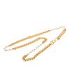 Chanel Gold Plated Faux Pearl Double Strand Necklace Secondhand