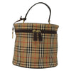 Secondhand Burberry Nova Check Beige Canvas Bag