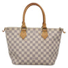 Secondhand Louis Vuitton Saleya White Canvas Bag
