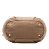 Prada Vitello Daino Trimmed Tessuto Satchel Secondhand