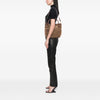 Prada Vitello Daino Trimmed Tessuto Satchel Secondhand