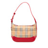 Burberry Haymarket Check Canvas Shoulder Bag Secondhand