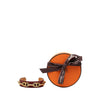 Hermès Leather and Gold Plated Chaine d Ancre Cuff Bracelet Secondhand