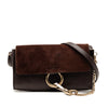 Secondhand Chloé Mini Calfskin and Suede Faye Crossbody