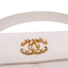 Secondhand Chanel Quilted Lambskin Chanel 19 Card Holder On Chain
