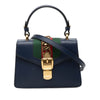 Gucci Mini Calfskin Web Sylvie Top Handle Bag Secondhand