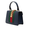Gucci Mini Calfskin Web Sylvie Top Handle Bag Secondhand