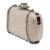 Alexander McQueen Crystal Embellished Satin Spider Clutch Secondhand