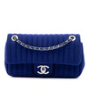 Chanel Mini Vertical Quilted Jersey Single Flap Secondhand