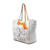 Miu Miu Printed Canvas Tote Secondhand
