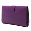 Saint Laurent Textured Leather Chyc Ligne Clutch Secondhand