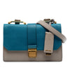 Miu Miu Bicolor Goatskin Madras Crossbody Secondhand