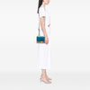 Miu Miu Bicolor Goatskin Madras Crossbody Secondhand