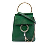 Secondhand Chloé Mini Calfskin and Suede Faye Bracelet Bag